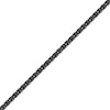 Thumbnail Image 2 of Solid Wheat Chain Necklace 3mm Black Ion-Plated Stainless Steel 20&quot;