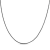 Thumbnail Image 1 of Solid Wheat Chain Necklace 3mm Antique-Finish Stainless Steel 20&quot;