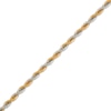 Thumbnail Image 2 of Solid Rope Chain Necklace 3mm Yellow & White Ion-Plated Stainless Steel 20&quot;