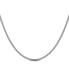 Thumbnail Image 1 of Solid Curb Chain Necklace 2mm Black Ion-Plated Stainless Steel 20&quot;