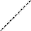 Thumbnail Image 2 of Solid Curb Chain Necklace 2mm Black Ion-Plated Stainless Steel 20&quot;