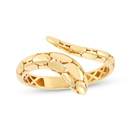 Openwork Snake Deconstructed Ring 14K Yellow Gold