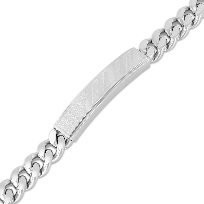 Men's Stars & Stripes ID Bracelet Stainless Steel 8.5"