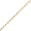 Thumbnail Image 2 of Solid Diamond-Cut Valentino Chain Bracelet 3.3mm 14K Tri-Tone Gold 7.5&quot;