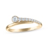 Thumbnail Image 1 of Milestones Diamond Bypass Anniversary Ring 1/4 ct tw 14K Yellow Gold