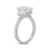 Thumbnail Image 2 of Neil Lane Artistry Emerald-Cut Lab-Grown Diamond Three-Stone Engagement Ring 3 ct tw 14K White Gold