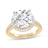 Thumbnail Image 1 of Lab-Grown Diamonds by KAY Round-Cut Halo Engagement Ring 4-1/2 ct tw 14K Yellow Gold