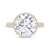 Thumbnail Image 3 of Lab-Grown Diamonds by KAY Round-Cut Halo Engagement Ring 4-1/2 ct tw 14K Yellow Gold