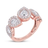 Thumbnail Image 2 of Lab-Grown Diamonds by KAY Pear-Shaped Tilted Ring 2 ct tw 14K Rose Gold