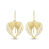 Thumbnail Image 2 of Angel Wing Dangle Earrings 14K Yellow Gold