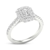 Thumbnail Image 2 of Emerald-Cut Diamond Engagement Ring 1-1/4 ct tw 14K White Gold