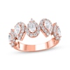 Thumbnail Image 1 of Pear-Shaped Diamond Anniversary Band 1-1/2 ct tw 14K Rose Gold