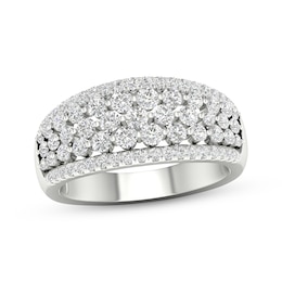 KAY Lab-Grown Diamonds Five-Row Ring 1 ct tw 14K White Gold