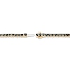 Thumbnail Image 3 of Men's Black Diamond Tennis Bracelet 5 ct tw 10K Yellow Gold 8.5&quot;