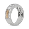 Thumbnail Image 2 of Men's Neil Lane Artistry Lab-Grown Diamond Wedding Band 1-1/2 ct tw 14K Two-Tone Gold