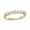 Thumbnail Image 1 of Round-Cut Diamond Anniversary Ring 1/3 ct tw 10K Yellow Gold