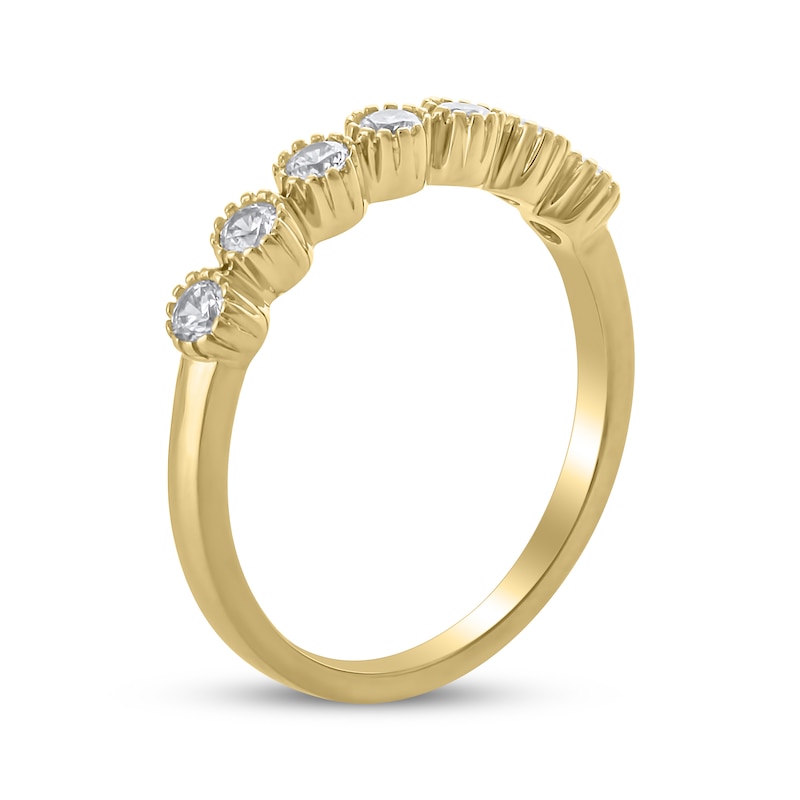 Main Image 2 of Round-Cut Diamond Anniversary Ring 1/3 ct tw 10K Yellow Gold