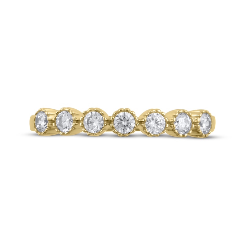 Main Image 3 of Round-Cut Diamond Anniversary Ring 1/3 ct tw 10K Yellow Gold