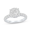 Thumbnail Image 1 of Round-Cut Diamond Halo Engagement Ring 2 ct tw 14K White Gold