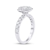 Thumbnail Image 2 of Round-Cut Diamond Halo Engagement Ring 2 ct tw 14K White Gold