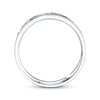 Thumbnail Image 3 of Diamond Wedding Band 1/4 ct tw Princess-cut 10K White Gold