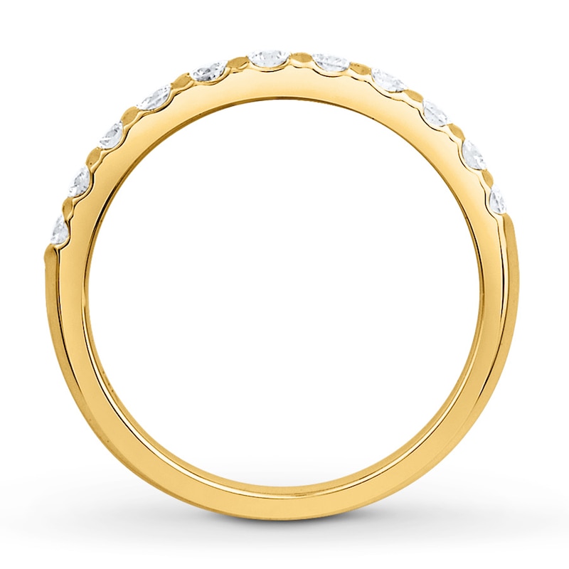 Main Image 2 of Diamond Anniversary Band 1/2 ct tw Round-cut 14K Yellow Gold