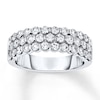 Thumbnail Image 1 of Diamond Anniversary Band 1-1/6 ct tw Round-cut 14K White Gold