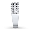 Thumbnail Image 3 of Diamond Anniversary Band 1-1/6 ct tw Round-cut 14K White Gold