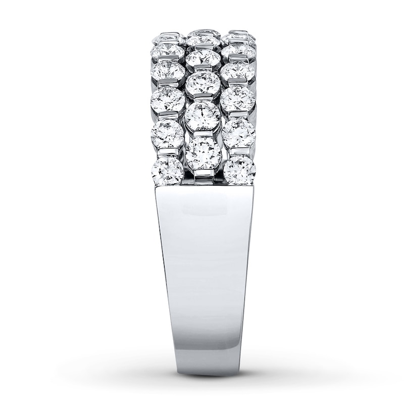 Main Image 3 of Diamond Anniversary Band 1-1/6 ct tw Round-cut 14K White Gold