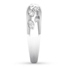 Thumbnail Image 3 of Diamond Anniversary Band 1/10 ct tw Round-cut 10K White Gold