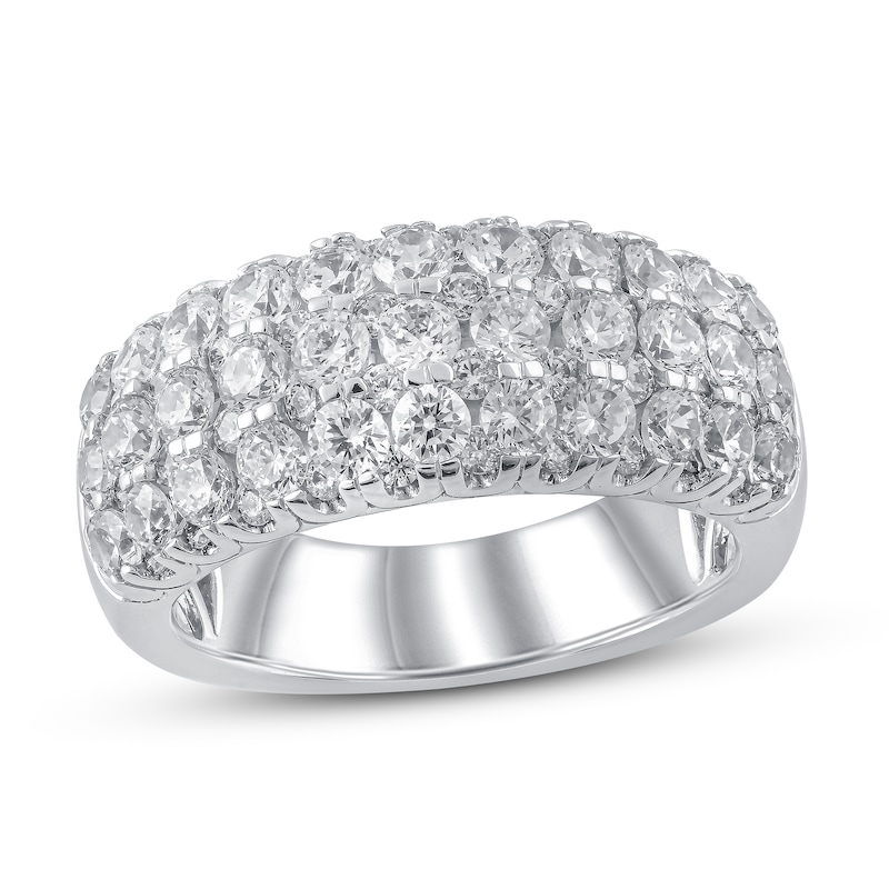 Main Image 1 of Lab-Grown Diamonds by KAY Anniversary Ring 2-1/2 ct tw 14K White Gold