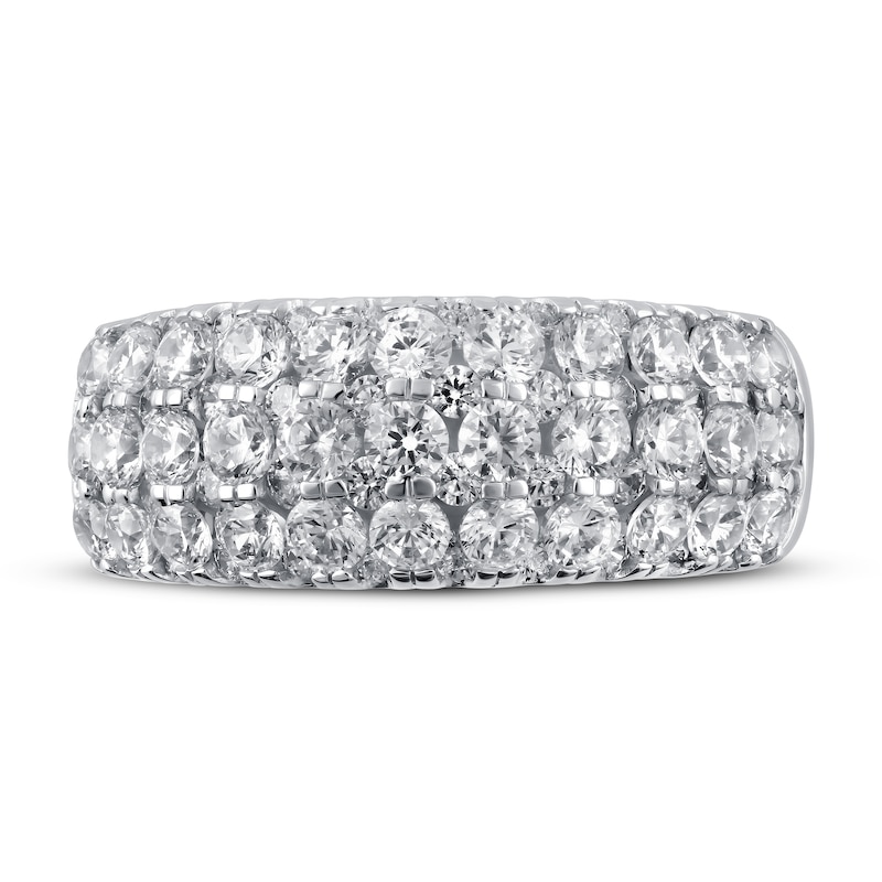 Main Image 3 of Lab-Grown Diamonds by KAY Anniversary Ring 2-1/2 ct tw 14K White Gold