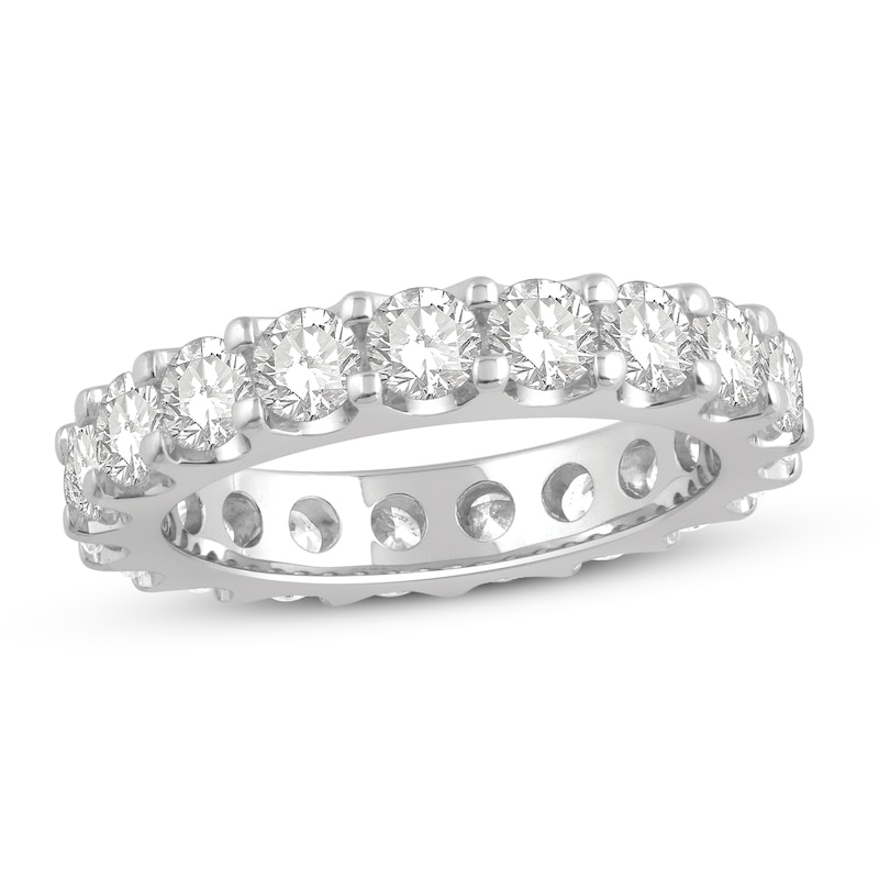 Main Image 1 of Diamond Eternity Band 3 ct tw Round-cut 14K White Gold