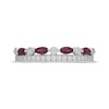 Thumbnail Image 2 of Neil Lane Ruby Anniversary Ring 3/8 ct tw Diamonds 14K White Gold