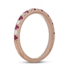 Thumbnail Image 2 of Neil Lane Ruby & Diamond Anniversary Ring 1/5 ct tw 14K Rose Gold