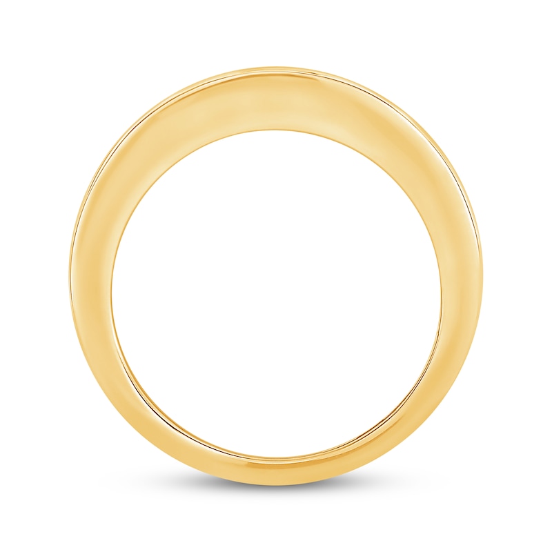 Diamond Anniversary Ring 1 ct tw Round-cut 10K Yellow Gold
