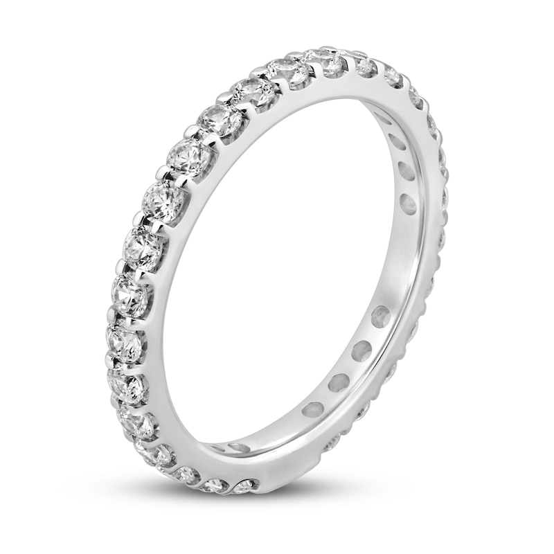 Main Image 2 of Diamond Sizeable Eternity Band 1 ct tw Round-cut 14K White Gold