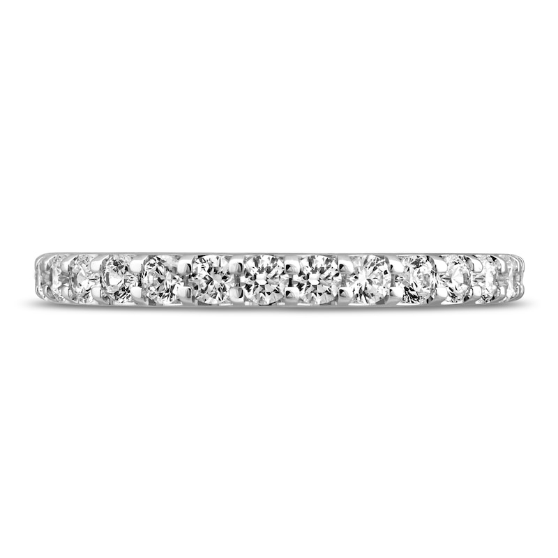 Main Image 3 of Diamond Sizeable Eternity Band 1 ct tw Round-cut 14K White Gold