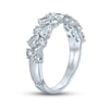 Thumbnail Image 2 of Monique Lhuillier Bliss Diamond Wedding Band 1-1/4 ct tw Pear & Round-cut 18K White Gold