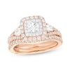 Thumbnail Image 4 of Monique Lhuillier Bliss Diamond Contour Wedding Band 1/4 ct tw Round-cut 18K Rose Gold