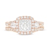 Thumbnail Image 6 of Monique Lhuillier Bliss Diamond Contour Wedding Band 1/4 ct tw Round-cut 18K Rose Gold