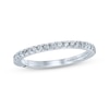 Thumbnail Image 1 of Monique Lhuillier Bliss Diamond Wedding Band 1/4 ct tw Round-cut 18K White Gold