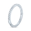 Thumbnail Image 2 of Monique Lhuillier Bliss Diamond Wedding Band 1/4 ct tw Round-cut 18K White Gold