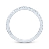 Thumbnail Image 3 of Monique Lhuillier Bliss Diamond Wedding Band 1/4 ct tw Round-cut 18K White Gold