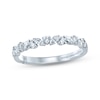 Thumbnail Image 1 of Monique Lhuillier Bliss Diamond Wedding Band 1/2 ct tw Marquise & Round-cut 18K White Gold