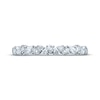 Thumbnail Image 4 of Monique Lhuillier Bliss Diamond Wedding Band 1/2 ct tw Marquise & Round-cut 18K White Gold