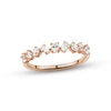 Thumbnail Image 1 of Diamond Anniversary Ring 1/2 ct tw Oval-cut 10K Rose Gold