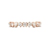 Thumbnail Image 3 of Diamond Anniversary Ring 1/2 ct tw Oval-cut 10K Rose Gold