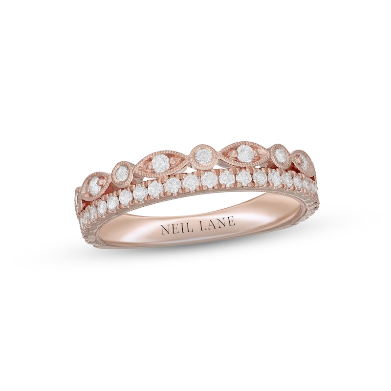 Main Image 1 of Neil Lane Diamond Anniversary Ring 1/2 ct tw 14K Rose Gold