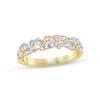 Thumbnail Image 1 of Monique Lhuillier Bliss Diamond Anniversary Band 3/4 ct tw Pear & Round-cut 18K Yellow Gold